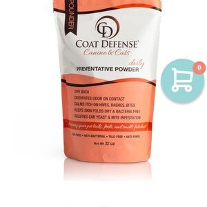 Coat Defense Preventative Powder for Pets